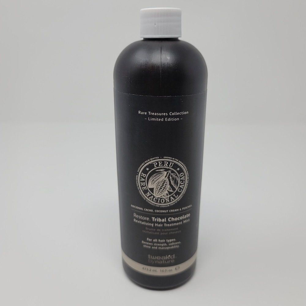 Tweak'd by Nature Tribal Chocolate Revitalizing Hair Treatment Mist 16 oz Sealed